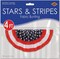 Patriotic Stars &#x26; Stripes Red, White, &#x26; Blue Fabric Bunting, 4-Feet, Pkg of 1